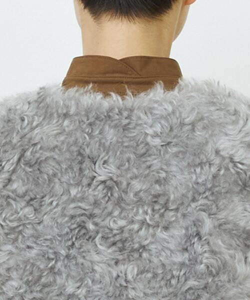 LOISIR（ロワズィール）の「【少量生産】シュタイフ・ファーベスト（ベスト・レディース・グレー・FREE）」の4枚目の写真