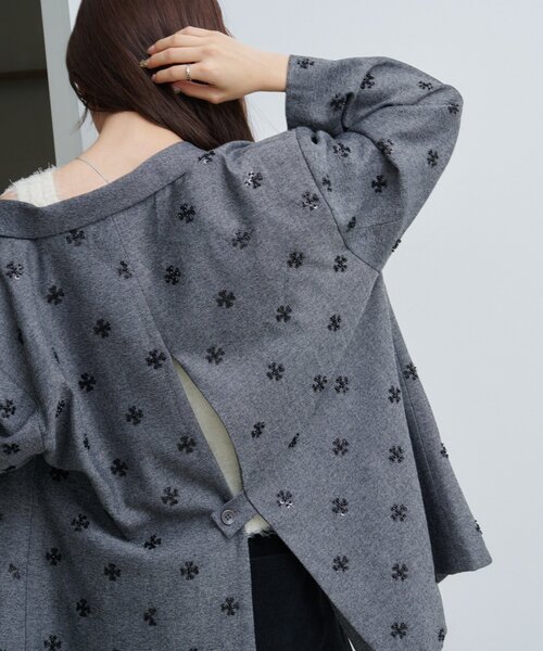 Kastane（カスタネ）の「ビジュージャケット（テーラードジャケット・レディース・ブラック/グレー/ブラウン・FREE）」の22枚目の写真