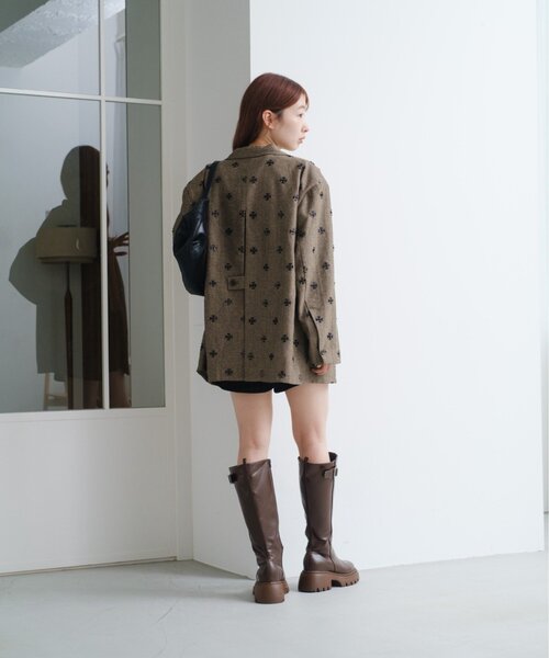 Kastane（カスタネ）の「ビジュージャケット（テーラードジャケット・レディース・ブラック/グレー/ブラウン・FREE）」の13枚目の写真