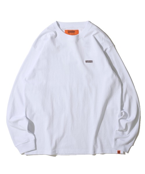 UNIVERSAL OVERALL(ユニバーサルオーバーオール)の「【UNIVERSAL OVERALL】3Dロゴ ロングスリーブクルーネックTシャツ / 3D LOGO LONG SLEEVE TEE(Tシャツ/カットソー・メンズ・ネイビー/ブラック/ミント/チャコールグレー/ホワイト/オートミール・X-LARGE/MEDIUM/SMALL/LARGE)」の7枚目の写真