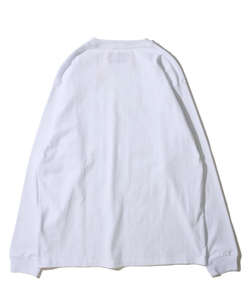 UNIVERSAL OVERALL(ユニバーサルオーバーオール)の「【UNIVERSAL OVERALL】3Dロゴ ロングスリーブクルーネックTシャツ / 3D LOGO LONG SLEEVE TEE(Tシャツ/カットソー・メンズ・ネイビー/ブラック/ミント/チャコールグレー/ホワイト/オートミール・X-LARGE/MEDIUM/SMALL/LARGE)」の8枚目の写真