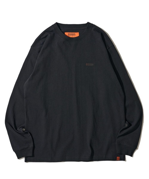 UNIVERSAL OVERALL(ユニバーサルオーバーオール)の「【UNIVERSAL OVERALL】3Dロゴ ロングスリーブクルーネックTシャツ / 3D LOGO LONG SLEEVE TEE(Tシャツ/カットソー・メンズ・ネイビー/ブラック/ミント/チャコールグレー/ホワイト/オートミール・X-LARGE/MEDIUM/SMALL/LARGE)」の9枚目の写真