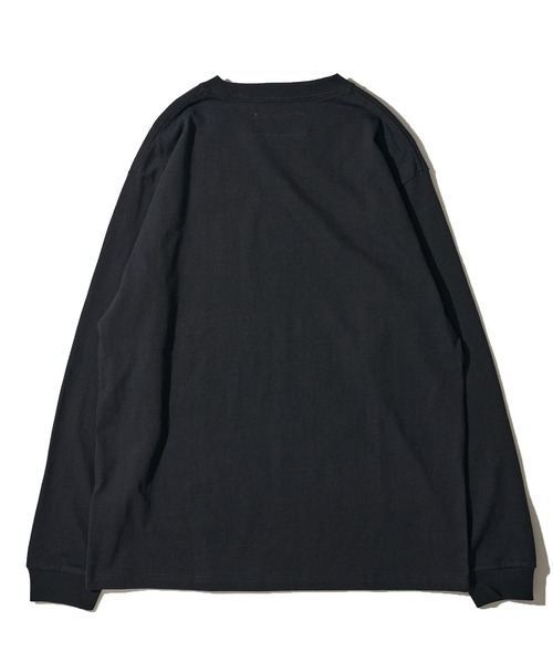 UNIVERSAL OVERALL(ユニバーサルオーバーオール)の「【UNIVERSAL OVERALL】3Dロゴ ロングスリーブクルーネックTシャツ / 3D LOGO LONG SLEEVE TEE(Tシャツ/カットソー・メンズ・ネイビー/ブラック/ミント/チャコールグレー/ホワイト/オートミール・X-LARGE/MEDIUM/SMALL/LARGE)」の10枚目の写真