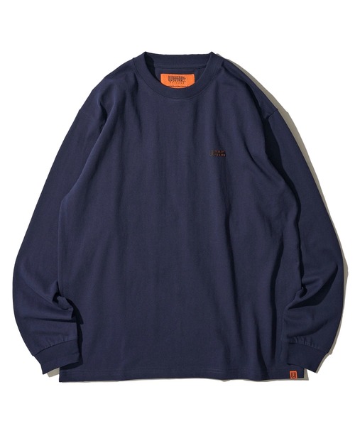 UNIVERSAL OVERALL(ユニバーサルオーバーオール)の「【UNIVERSAL OVERALL】3Dロゴ ロングスリーブクルーネックTシャツ / 3D LOGO LONG SLEEVE TEE(Tシャツ/カットソー・メンズ・ネイビー/ブラック/ミント/チャコールグレー/ホワイト/オートミール・X-LARGE/MEDIUM/SMALL/LARGE)」の17枚目の写真