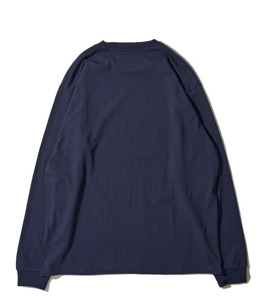 UNIVERSAL OVERALL(ユニバーサルオーバーオール)の「【UNIVERSAL OVERALL】3Dロゴ ロングスリーブクルーネックTシャツ / 3D LOGO LONG SLEEVE TEE(Tシャツ/カットソー・メンズ・ネイビー/ブラック/ミント/チャコールグレー/ホワイト/オートミール・X-LARGE/MEDIUM/SMALL/LARGE)」の18枚目の写真