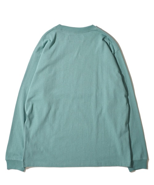 UNIVERSAL OVERALL(ユニバーサルオーバーオール)の「【UNIVERSAL OVERALL】3Dロゴ ロングスリーブクルーネックTシャツ / 3D LOGO LONG SLEEVE TEE(Tシャツ/カットソー・メンズ・ネイビー/ブラック/ミント/チャコールグレー/ホワイト/オートミール・X-LARGE/MEDIUM/SMALL/LARGE)」の16枚目の写真