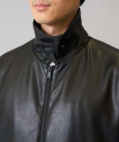 a.v.v(アーヴェヴェ)の「【洗濯機で洗える】フェイクレザーブルゾン(その他アウター・メンズ・ブラック・46/48)」の12枚目の写真
