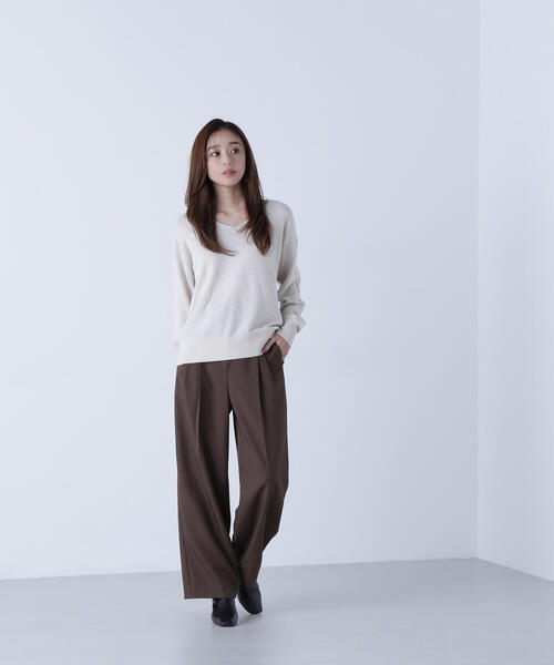 セール】◇FOX混ジェントリーシリーズ Vネックニット（ニット/セーター