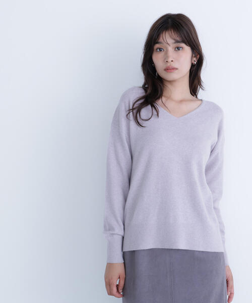 ◇FOX混ジェントリーシリーズ Vネックニット（ニット/セーター