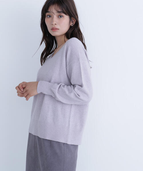 セール】◇FOX混ジェントリーシリーズ Vネックニット（ニット/セーター