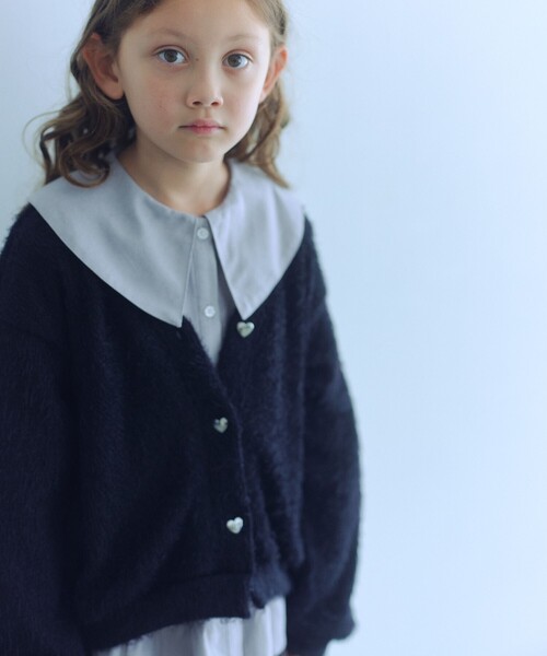 green label relaxing（グリーンレーベルリラクシング）の「チュニック ブラウス / キッズ  120cm-160cm（シャツ/ブラウス・キッズ・ライトグレー/ライトブルー・160cm/120cm/150cm/130cm/140cm）」の3枚目の写真