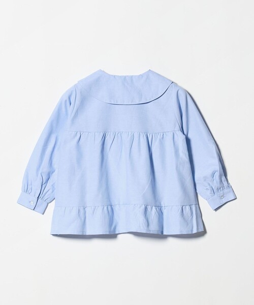 green label relaxing（グリーンレーベルリラクシング）の「チュニック ブラウス / キッズ  120cm-160cm（シャツ/ブラウス・キッズ・ライトグレー/ライトブルー・160cm/120cm/150cm/130cm/140cm）」の12枚目の写真