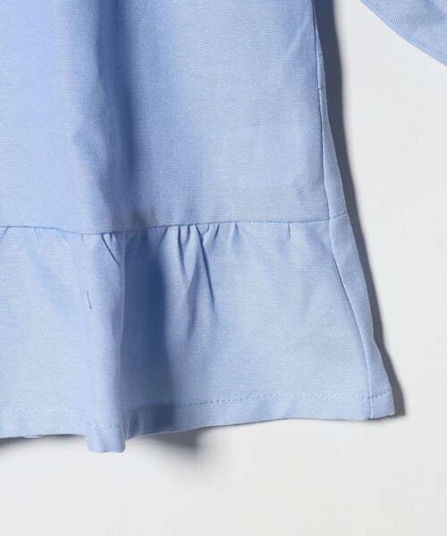 green label relaxing（グリーンレーベルリラクシング）の「チュニック ブラウス / キッズ  120cm-160cm（シャツ/ブラウス・キッズ・ライトグレー/ライトブルー・160cm/120cm/150cm/130cm/140cm）」の15枚目の写真