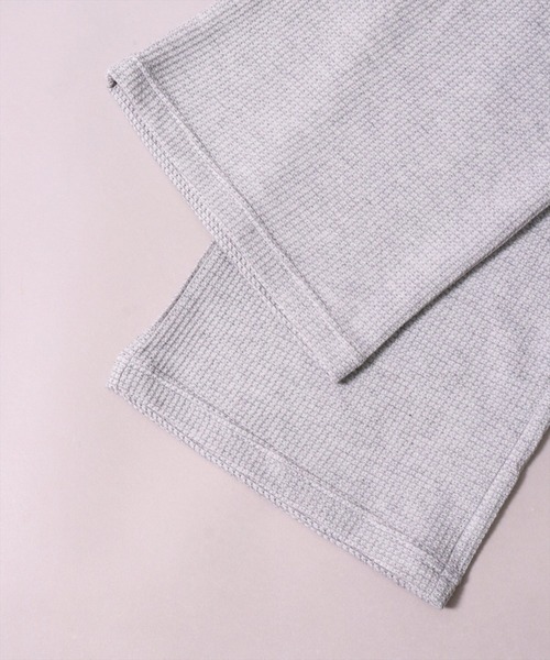 JEMORGAN(ジェーイーモーガン)の「(LK)【JEMORGAN】【パック入り】無地 & 小花柄 ワッフル パンツ(スウェットパンツ・レディース・ブラック/杢グレー/ネイビー/ナチュラル/ブルー系1/ピンク系1/パープル系1・FREE)」の11枚目の写真