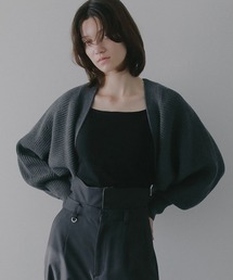 MANOF(マノフ) カーディガン サイズM レディース美品  - 黒 長袖 MANOF(マノフ) カーディガン サイズM レディース美品 - 黒 長袖の通販