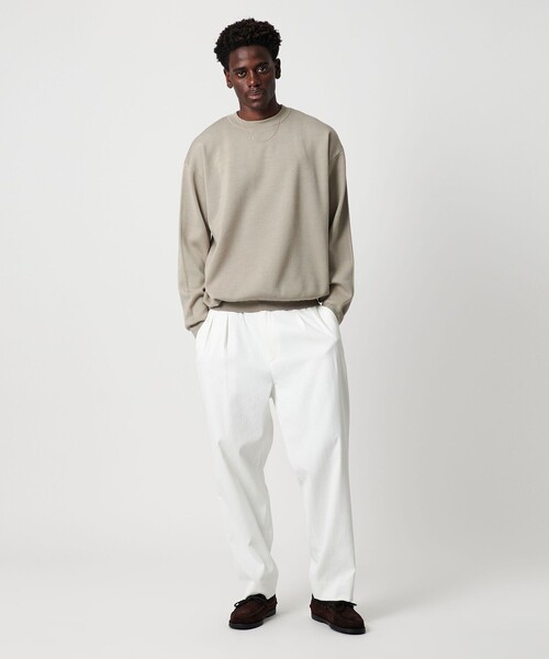 BEAUTY&YOUTH UNITED ARROWS(ビューティーアンドユースユナイテッドアローズ)の「<OWNESS>SNOW WASH スムース クルーネック ニット(ニット/セーター・メンズ・ダークグレー/ナチュラル・M/L)」の3枚目の写真