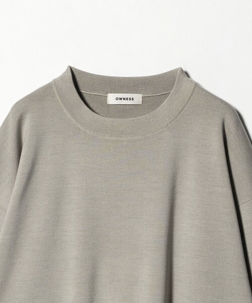 BEAUTY&YOUTH UNITED ARROWS(ビューティーアンドユースユナイテッドアローズ)の「<OWNESS>SNOW WASH スムース クルーネック ニット(ニット/セーター・メンズ・ダークグレー/ナチュラル・M/L)」の12枚目の写真