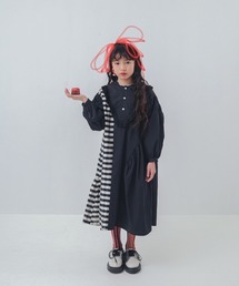 unica | 2ピースブロックチェックワンピース(ワンピース)