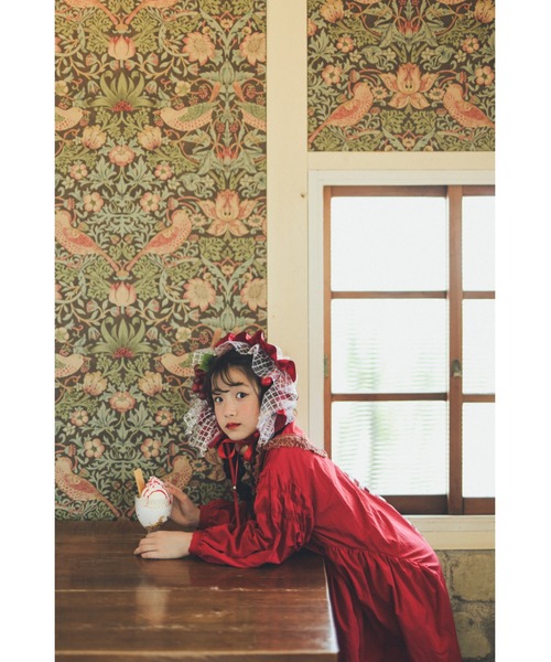 unica（ユニカ）の「2ピースブロックチェックワンピース（ワンピース・キッズ・ブラック/レッド・M/L/XL/S）」の15枚目の写真