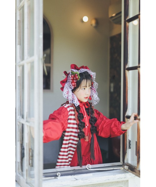 unica（ユニカ）の「2ピースブロックチェックワンピース（ワンピース・キッズ・ブラック/レッド・M/L/XL/S）」の17枚目の写真