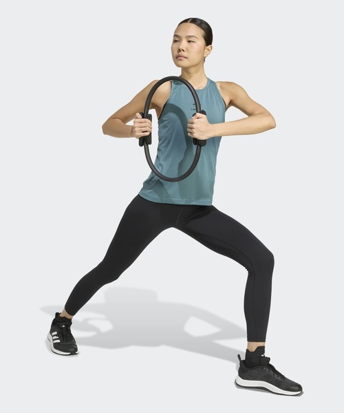 adidas（アディダス）の「Les Mills グラフィック タンクトップ / アディダス adidas（タンクトップ・レディース・グリーン/ブルー・XX-LARGE/LARGE/MEDIUM/SMALL/X-LARGE/X-SMALL）」の6枚目の写真