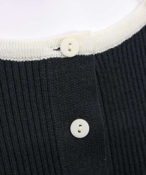 clear（クリア）の「肩リボン配色ニットカーディガン［大人 カジュアル 着回し力抜群］（カーディガン/ボレロ・レディース・アイボリー/ブラック/ピンク/ベージュ/グレー・F）」の20枚目の写真