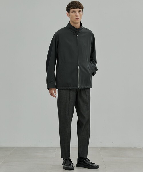 UNITED TOKYO(ユナイテッドトウキョウ)の「TECHNO WOOL スウィングトップブルゾン(ブルゾン・メンズ・ダークグレー/オリーブ/ブラック・1/2)」の8枚目の写真