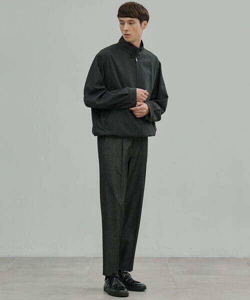 UNITED TOKYO(ユナイテッドトウキョウ)の「TECHNO WOOL スウィングトップブルゾン(ブルゾン・メンズ・ダークグレー/オリーブ/ブラック・1/2)」の9枚目の写真