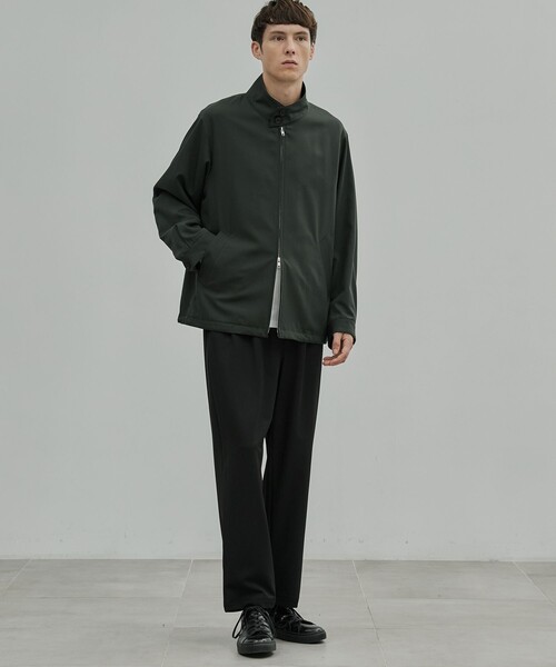 UNITED TOKYO(ユナイテッドトウキョウ)の「TECHNO WOOL スウィングトップブルゾン(ブルゾン・メンズ・ダークグレー/オリーブ/ブラック・1/2)」の11枚目の写真