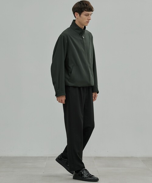 UNITED TOKYO(ユナイテッドトウキョウ)の「TECHNO WOOL スウィングトップブルゾン(ブルゾン・メンズ・ダークグレー/オリーブ/ブラック・1/2)」の12枚目の写真