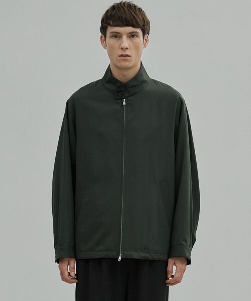 UNITED TOKYO(ユナイテッドトウキョウ)の「TECHNO WOOL スウィングトップブルゾン(ブルゾン・メンズ・ダークグレー/オリーブ/ブラック・1/2)」の19枚目の写真