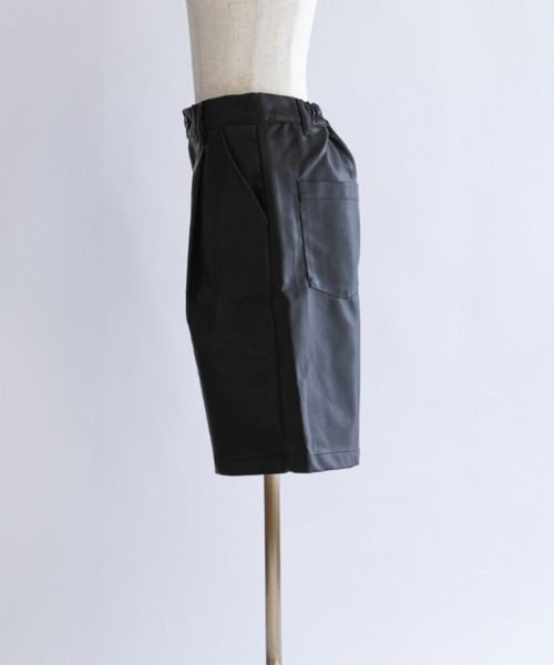 EN NEUME（エンノイム）の「Faux Leather Half Pants（その他パンツ・レディース・アイボリー/ブラック・FREE）」の19枚目の写真