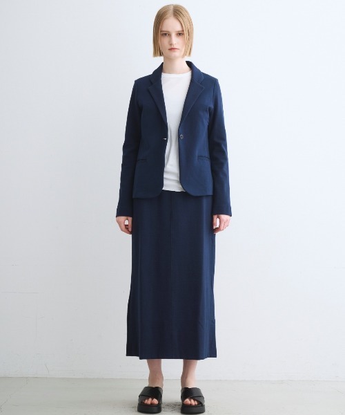 three dots（スリードッツ）の「ストレッチポンチ ジャケット（テーラードジャケット・レディース・ブラック/グレー系その他/ブルー系その他・SMALL/MEDIUM）」の11枚目の写真