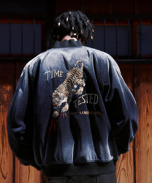 Schott/ショット/EMB. TIGER GRUNGE SOUVENIR JACKET/タイガー