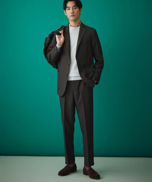 URBAN RESEARCH DOORS(アーバンリサーチドアーズ)の「LIFE STYLE TAILOR ウールライクツイルコンフォータブルジャケット(その他アウター・メンズ・ネイビー/ブラウン系その他/グレー系その他・LARGE/MEDIUM/SMALL/X-LARGE)」の16枚目の写真