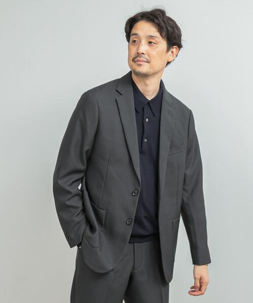 URBAN RESEARCH DOORS(アーバンリサーチドアーズ)の「LIFE STYLE TAILOR ウールライクツイルコンフォータブルジャケット(その他アウター・メンズ・ネイビー/ブラウン系その他/グレー系その他・LARGE/MEDIUM/SMALL/X-LARGE)」の10枚目の写真