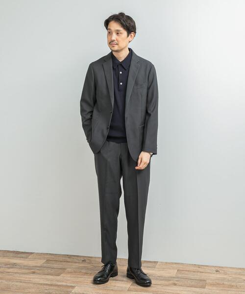 URBAN RESEARCH DOORS(アーバンリサーチドアーズ)の「LIFE STYLE TAILOR ウールライクツイルコンフォータブルジャケット(その他アウター・メンズ・ネイビー/ブラウン系その他/グレー系その他・LARGE/MEDIUM/SMALL/X-LARGE)」の7枚目の写真