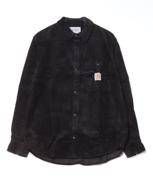 美品carhartt WIP L/S FLINT SHIRT ブラック　xl L/S FLINT SHIRT（シャツ/ブラウス）｜Carhartt WIP（カーハート