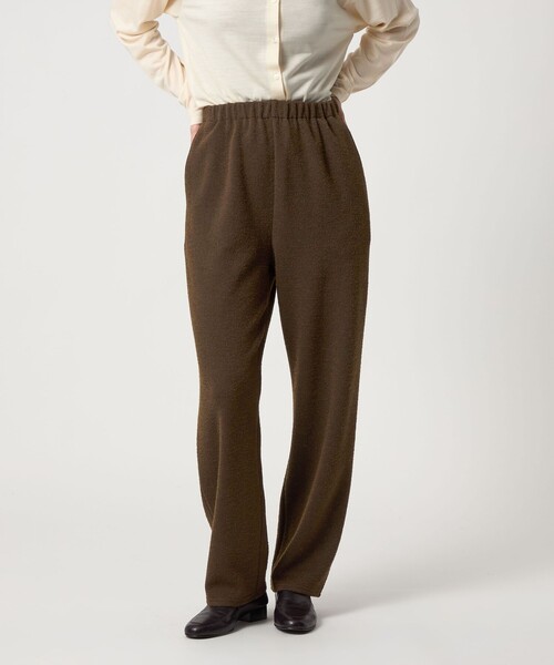 Steven Alan（スティーブンアラン）の「＜Steven Alan＞ブークレ ダンボール パンツ（その他パンツ・レディース・ダークブラウン/ネイビー/オフホワイト・M/S）」の3枚目の写真