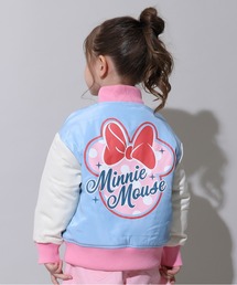 Disney（ディズニー）の「親子お揃い ディズニー ミニーMA-1ブルゾン 0866K（MA-1・キッズ）」