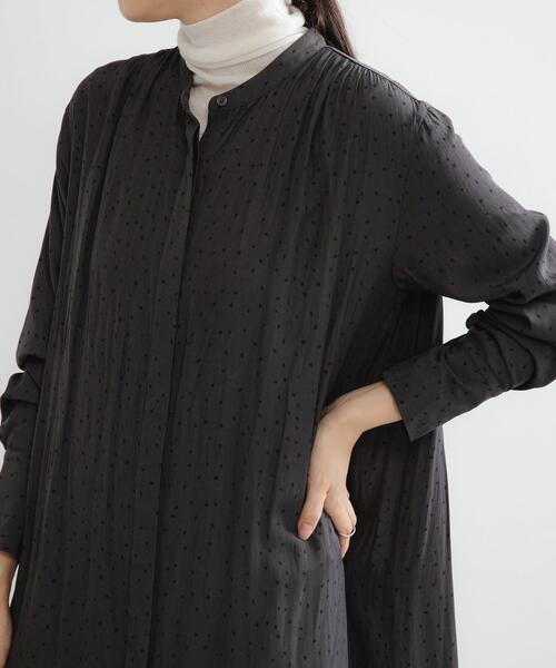 今期 アーバンリサーチ ギャザーティアードワンピース ブラック ドット ギャザーティアードワンピース（ワンピース）｜URBAN RESEARCH