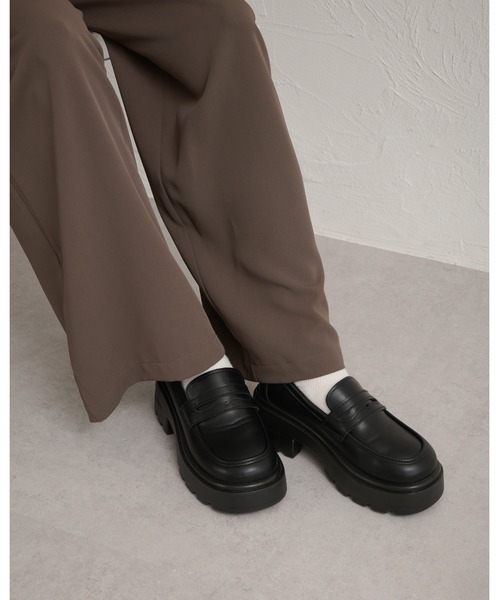 raffime（ラフィミー）の「厚底ローファー（ローファー・レディース・ブラック/ダークブラウン・SMALL/LARGE/MEDIUM）」の8枚目の写真