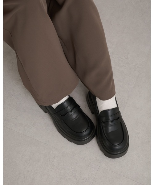 raffime（ラフィミー）の「厚底ローファー（ローファー・レディース・ブラック/ダークブラウン・SMALL/LARGE/MEDIUM）」の7枚目の写真