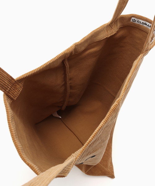 journal standard Furniture (ジャーナルスタンダードファニチャー)の「【R&D.M.Co/オールドマンズテイラー】OMT PRINT TOTE CORDUROY トートバッグ(トートバッグ・レディース・ブラウン/ネイビー・FREE)」の5枚目の写真
