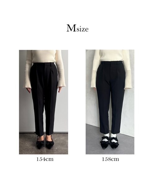 prose verse（プロズヴェール）の「ドットスリムテーパードパンツ（その他パンツ・レディース・ブラック系その他・TL/MEDIUM/LARGE/PL/PM）」の2枚目の写真