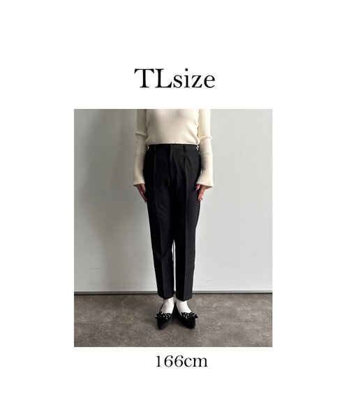 prose verse（プロズヴェール）の「ドットスリムテーパードパンツ（その他パンツ・レディース・ブラック系その他・TL/MEDIUM/LARGE/PL/PM）」の5枚目の写真