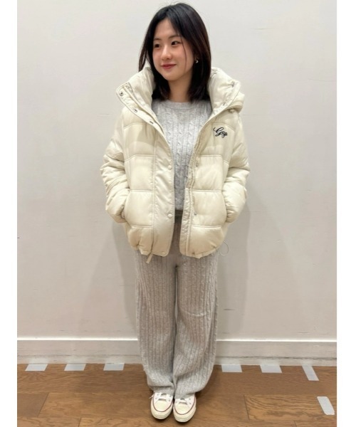 セール】GAPロゴ パファージャケット（ダウンジャケット/コート）｜GAP