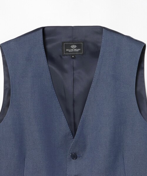 BEAMS HEART（ビームスハート）の「ストレッチデニム ドレスジレ（ベスト・メンズ・ブルー系その他3/インディゴブルー・LARGE/SMALL/X-LARGE/MEDIUM）」の8枚目の写真