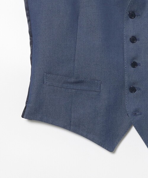 BEAMS HEART（ビームスハート）の「ストレッチデニム ドレスジレ（ベスト・メンズ・ブルー系その他3/インディゴブルー・LARGE/SMALL/X-LARGE/MEDIUM）」の9枚目の写真