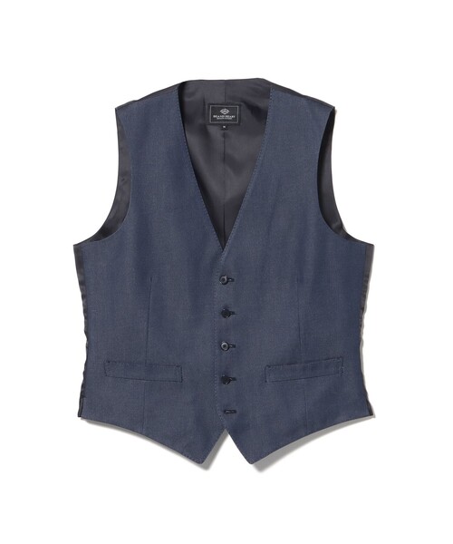BEAMS HEART（ビームスハート）の「ストレッチデニム ドレスジレ（ベスト・メンズ・ブルー系その他3/インディゴブルー・LARGE/SMALL/X-LARGE/MEDIUM）」の13枚目の写真